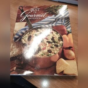 The BEST OF GOURMET 1990 cookbook Hardcover Recipes From Gourmet Magazine